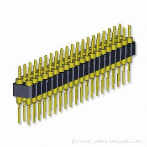 IC Socket with 2.54mm Pitch, 20 to 64 Pins Position and Solder Cup